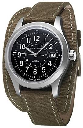 Hamilton Khaki Field Herrklocka H69519333 Svart/Textil Ø40 mm