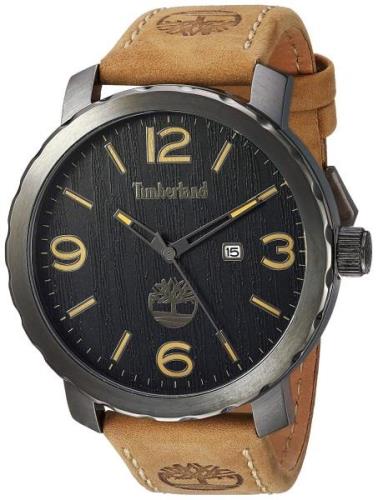 Timberland Herrklocka TBL14399XSU02 Pinkerton Svart/Läder Ø46 mm