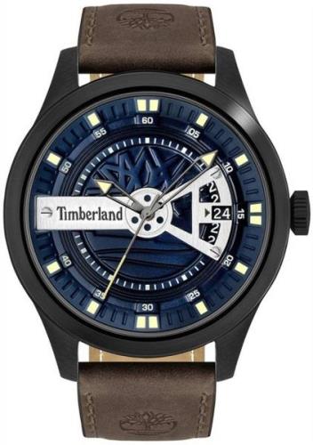 Timberland Herrklocka TBL15930JSB03 Blå/Läder Ø46 mm