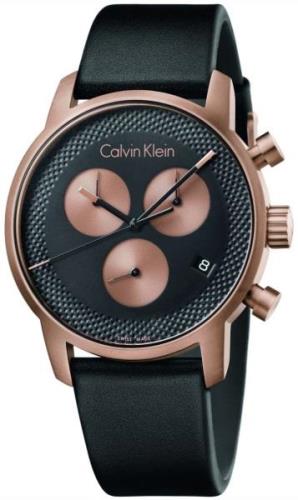 Calvin Klein Herrklocka K2G17TC1 City Flerfärgad/Läder Ø43 mm