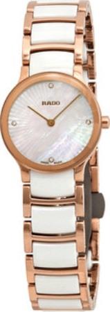 Rado Damklocka R30186902 Centrix Vit/Roséguldstonat stål Ø23 mm