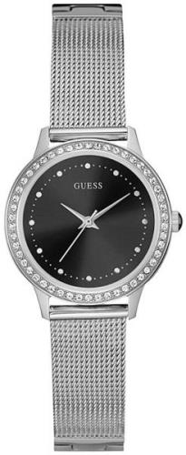 Guess Damklocka W0647L5 Chelsea Svart/Stål Ø30 mm