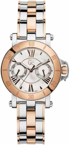 Guess Damklocka X74002L1S Sport Chic Vit/Roséguldstonat stål Ø37 mm