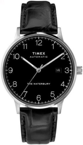 Timex Herrklocka TW2T70000 Svart/Läder Ø42 mm