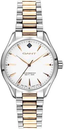 Gant Damklocka G129004 Sharon Vit/Gulguldtonat stål Ø34 mm