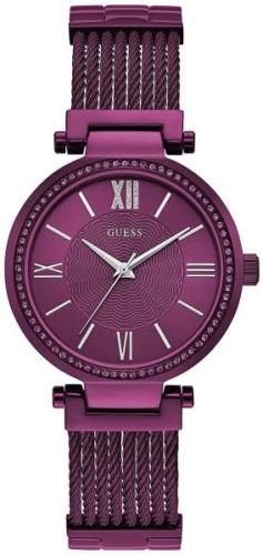 Guess Damklocka W0638L6 Soho Lila/Stål Ø36 mm