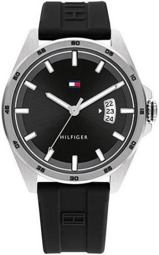 Tommy Hilfiger Herrklocka 1791915 Carter Svart/Gummi Ø42 mm