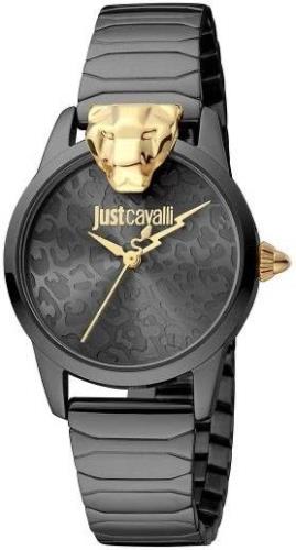 Just Cavalli Damklocka JC1L220M0265 Glam Chic Svart/Stål Ø32 mm