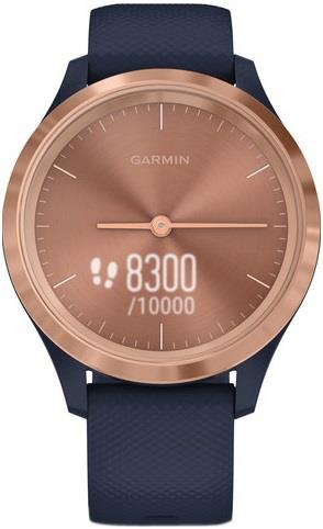 Garmin 010-02238-03 Vivomove 3S Roséguldstonad/Gummi Ø39 mm