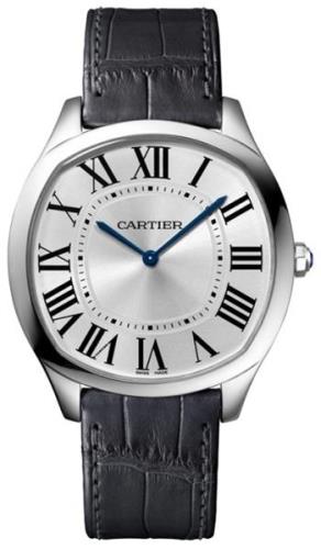 Cartier Herrklocka WGNM0007 Drive De Silverfärgad/Läder