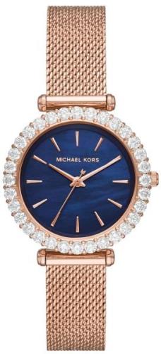 Michael Kors Damklocka MK4630 Darci Blå/Roséguldstonat stål Ø34 mm