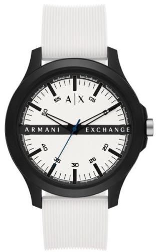 Armani Exchange Herrklocka AX2431 Hampton Vit/Gummi Ø46 mm