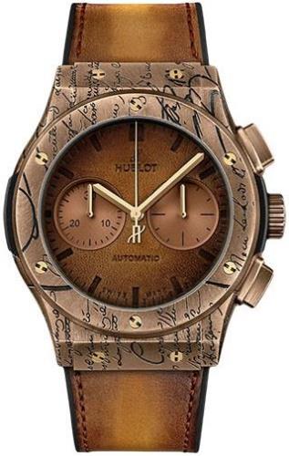 Hublot Herrklocka 521.BZ.05IG.VR.BER19 Classic Fusion Brun/Gummi Ø45