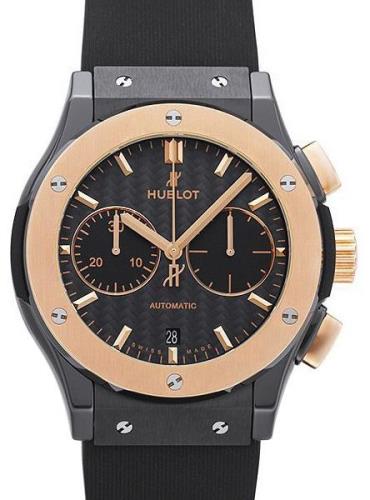 Hublot Herrklocka 521.CO.1781.RX Classic Fusion Svart/Gummi Ø45 mm