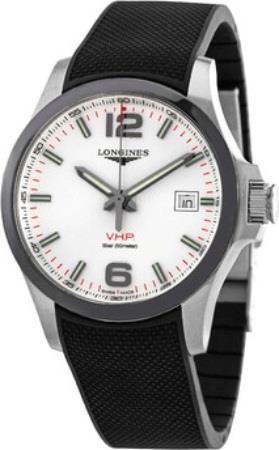 Longines Herrklocka L3.729.4.76.9 Conquest V.H.P. Silverfärgad/Gummi