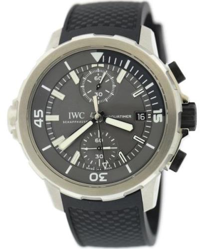 IWC Herrklocka IW379506 Aquatimer Grå/Gummi Ø44 mm