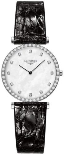 Longines Damklocka L4.523.0.87.2 La Grande Classique De Vit/Läder