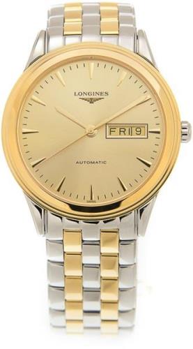 Longines Herrklocka L4.899.3.32.7 Flagship Gulguldstonad/Gulguldtonat