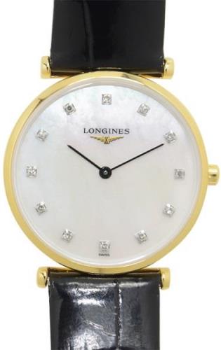 Longines Damklocka L4.512.2.87.2 La Grande Classique De Vit/Läder