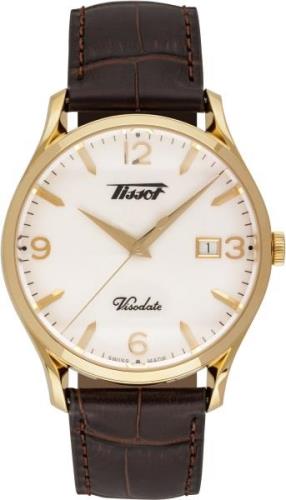 Tissot Herrklocka T118.410.36.277.00 Heritage Silverfärgad/Läder