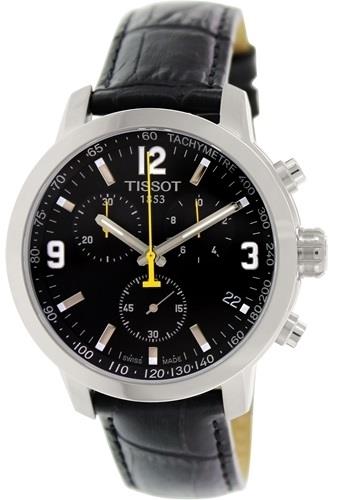 Tissot Herrklocka T055.417.16.057.00 PRC 200 Svart/Läder Ø42 mm