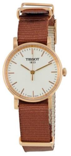 Tissot Damklocka T109.210.37.031.00 T-Classic Vit/Roséguldstonat