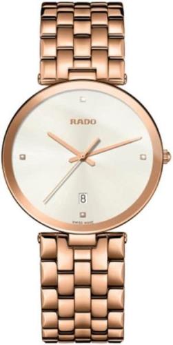 Rado Herrklocka R48869734 Florence Vit/Roséguldstonat stål Ø38 mm