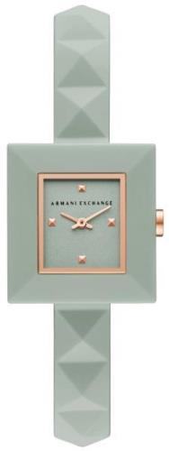 Armani Exchange Damklocka AX4404 Karla Grön/Gummi Ø26 mm