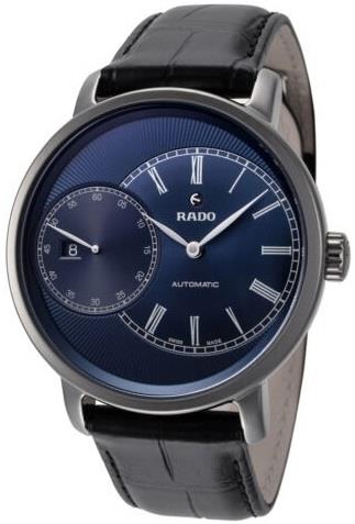 Rado Herrklocka R14129206 Diamaster Blå/Läder Ø43 mm