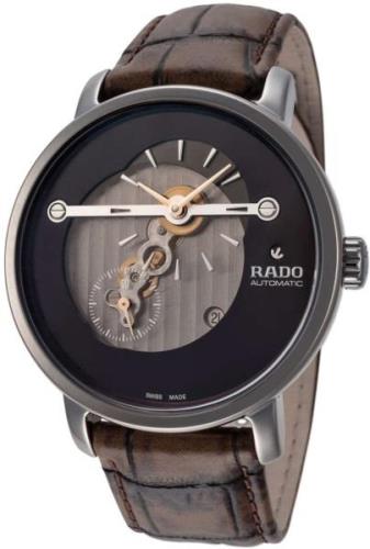 Rado Herrklocka R14061306 Diamaster Grå/Läder Ø43 mm