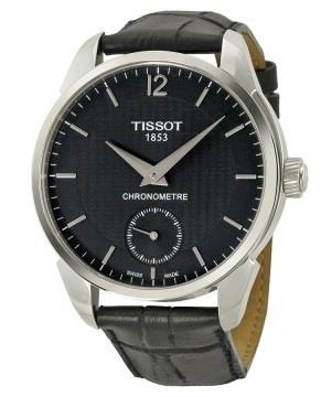 Tissot Herrklocka T070.406.16.057.00 T-Complication Svart/Läder Ø43