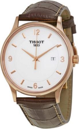 Tissot Herrklocka T914.410.46.017.00 T-Gold Vit/Läder Ø39 mm