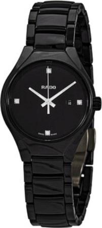 Rado Damklocka R27059722 True Svart/Keramik Ø40 mm