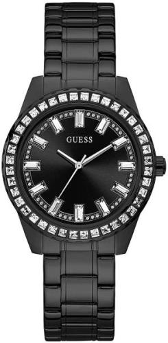 Guess Damklocka GW0111L4 Sparkler Svart/Stål Ø38 mm