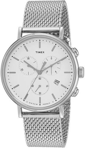 Timex Herrklocka TW2R27100 Vit/Stål Ø41 mm