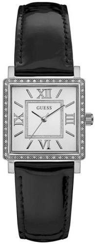 Guess Damklocka W0829L3 Highline Silverfärgad/Läder