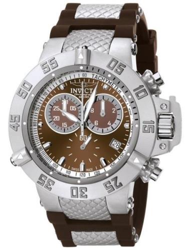 Invicta Herrklocka 5513 Subaqua Sport Brun/Gummi Ø50 mm