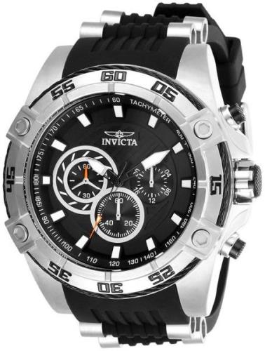 Invicta Herrklocka 28227 Speedway Svart/Stål Ø52 mm