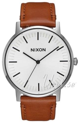 Nixon Herrklocka A10582442-00 Vit/Läder Ø40 mm