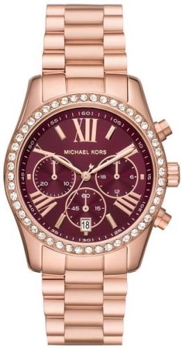 Michael Kors Damklocka MK7275 Lexington Lila/Roséguldstonat stål