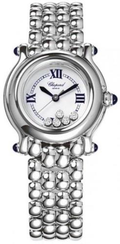 Chopard Damklocka 278250-3006 Happy Sport Vit/Stål Ø26 mm