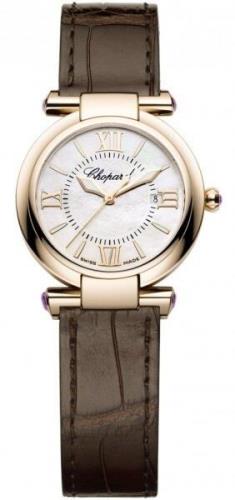 Chopard Damklocka 384238-5001 Imperiale Vit/Läder Ø28 mm