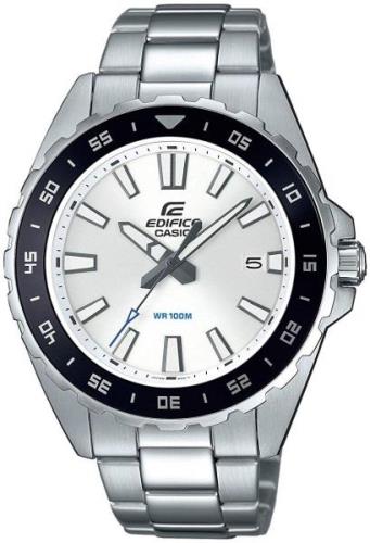 Casio Herrklocka EFV-130D-7AVUEF Edifice Silverfärgad/Stål Ø43.8 mm