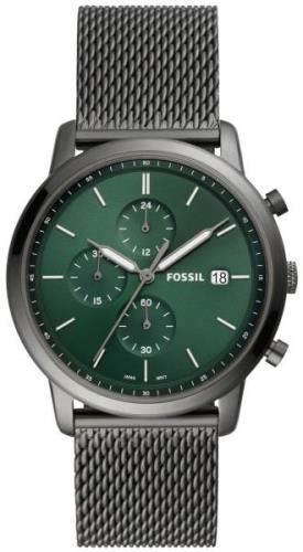 Fossil Herrklocka FS5908 Neutra Grön/Stål Ø42 mm