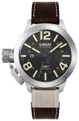 U-Boat Herrklocka 8050 Classico Svart/Läder Ø45 mm