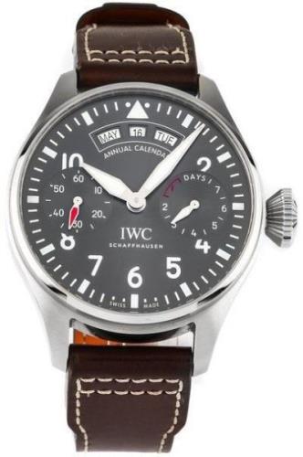 IWC Herrklocka IW502702 Pilots Spitfire Grå/Läder Ø46.2 mm