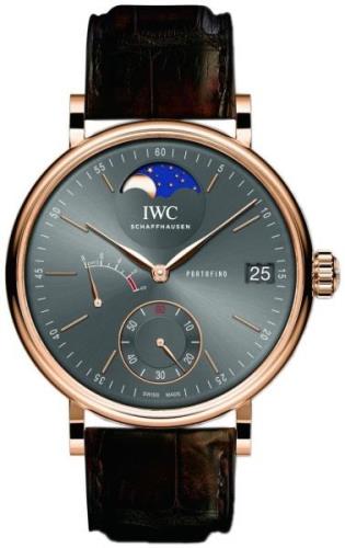 IWC Herrklocka IW516403 Portofino Grå/Läder Ø45 mm