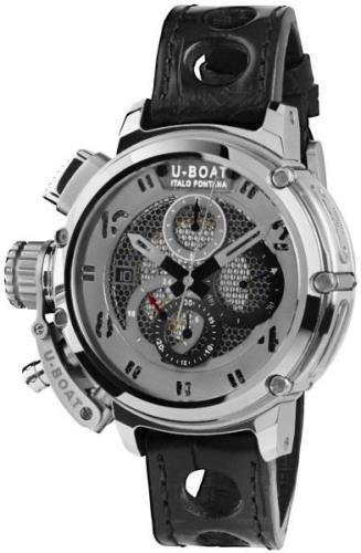 U-Boat Herrklocka 8065 Chimera Silverfärgad/Läder Ø46 mm