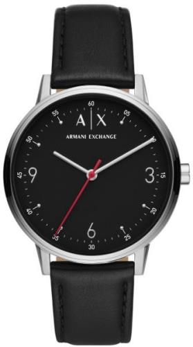 Armani Exchange Herrklocka AX2739 Cayde Svart/Läder Ø42 mm