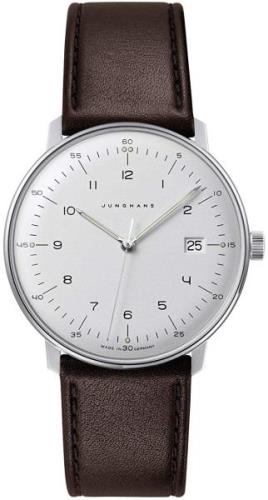 Junghans 41/4461.04 Max Bill Silverfärgad/Läder Ø38 mm